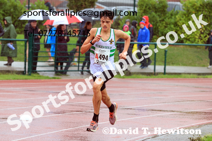 BBoys Under-15s 2025 Northern Athletics Autumn Road Relays, Leigh, Lancashire. Photo: David T. Hewitson/Sports for All Pics